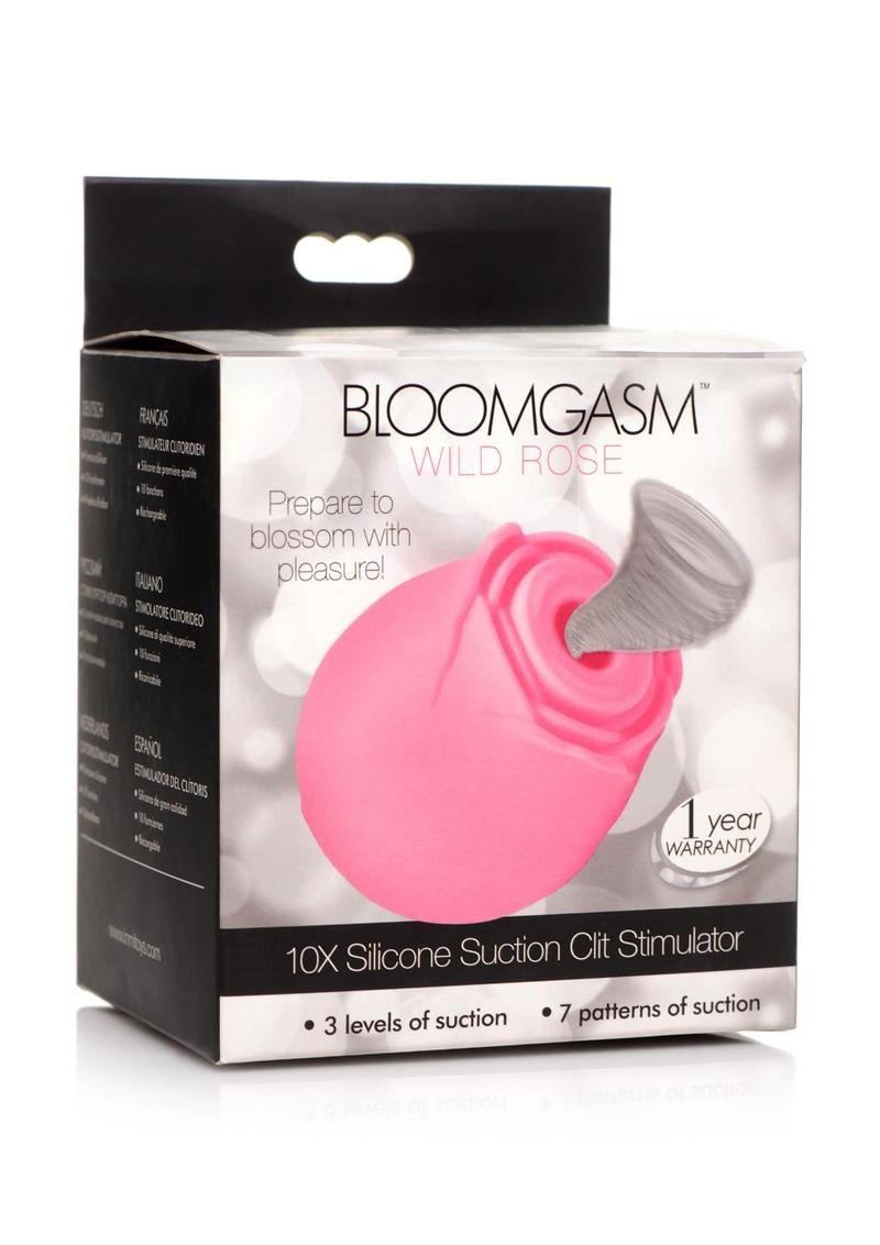 Bloomgasm Wild Rose Silicone Suction Clitoral Stimulator