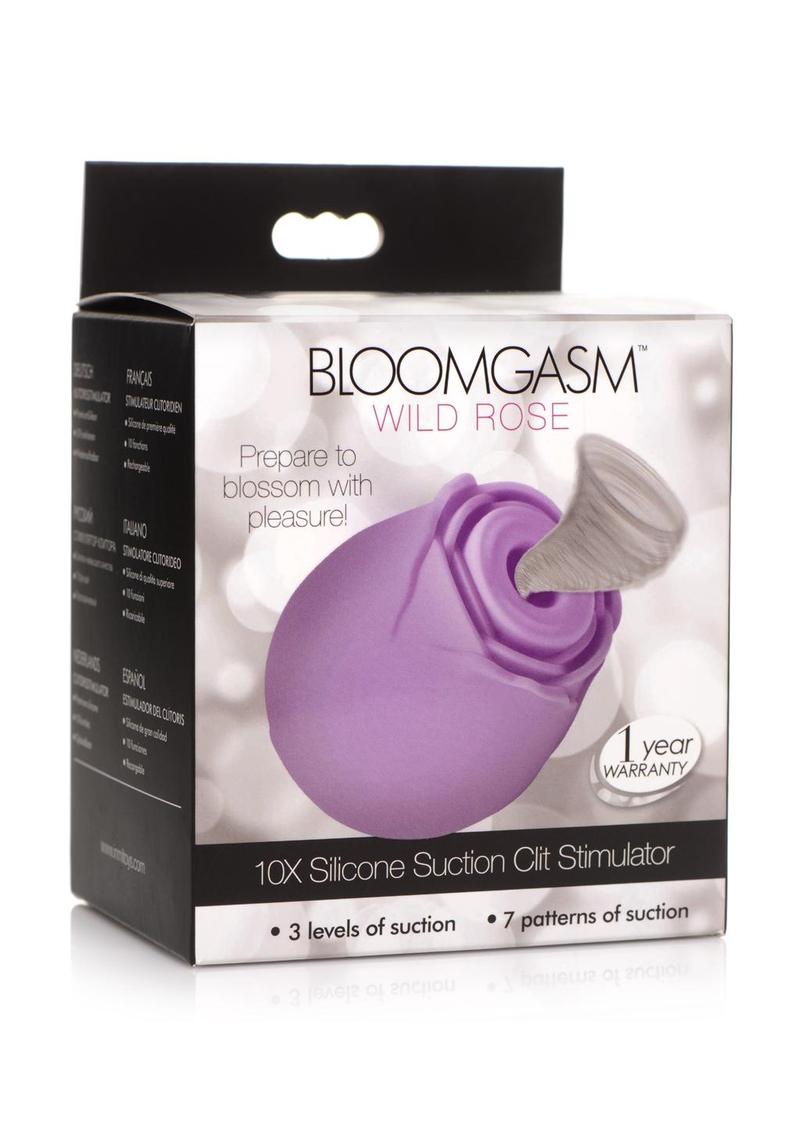 Bloomgasm Wild Rose Silicone Suction Clitoral Stimulator