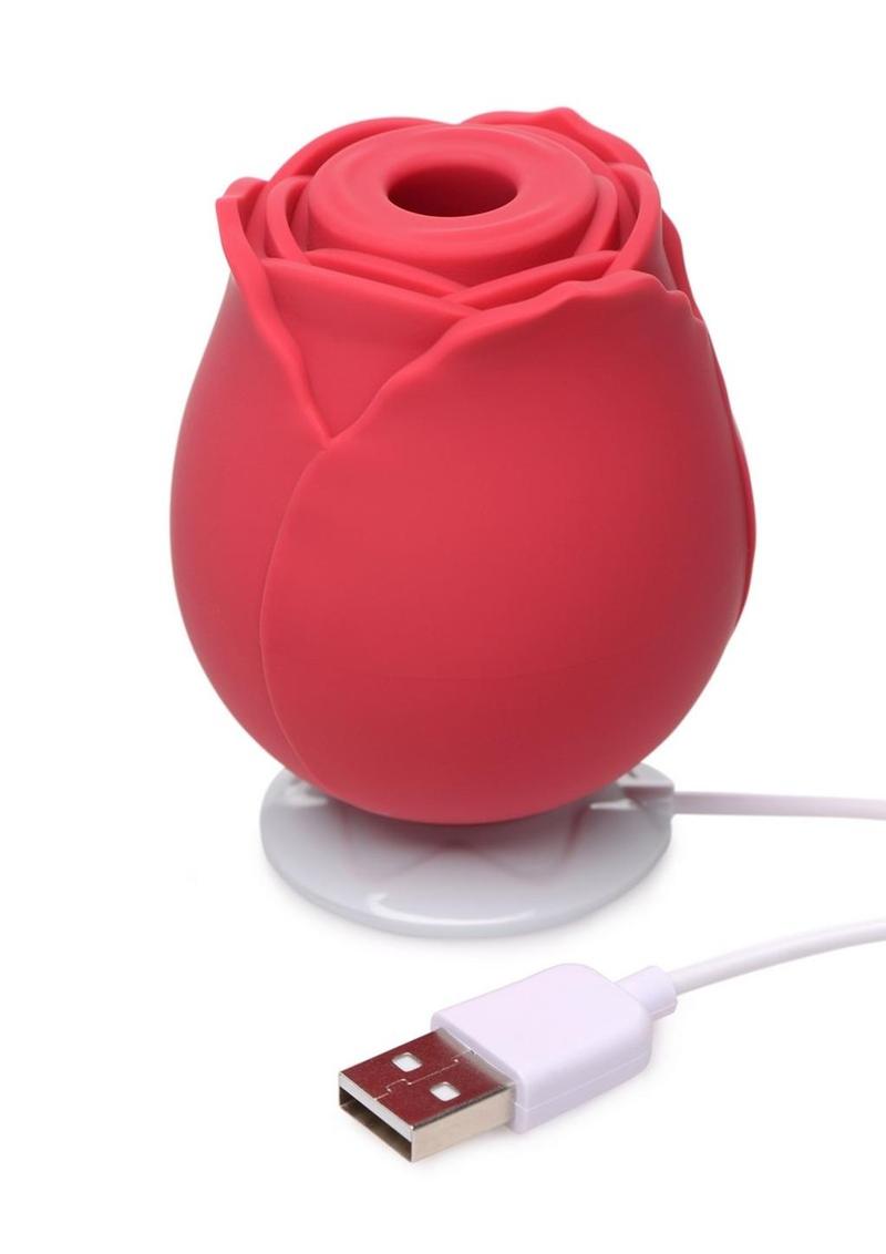 Bloomgasm Wild Rose Rechargeable Suction Clit Stimulator
