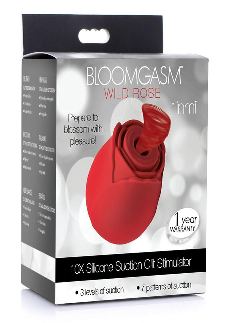 Bloomgasm Wild Rose Rechargeable Suction Clit Stimulator