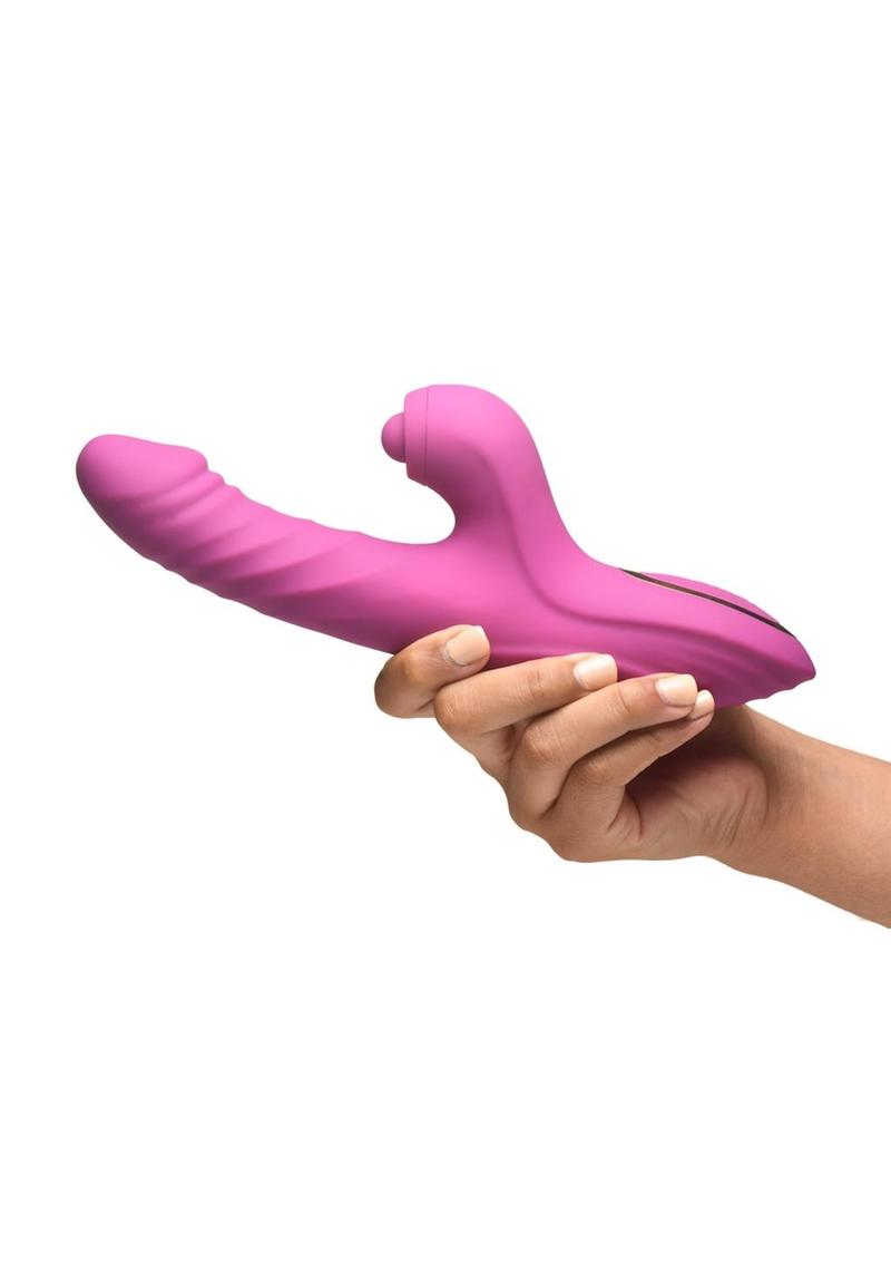 Inmi Bumping Bunny Thrusting Pulsing Silicone Rabbit Vibrator