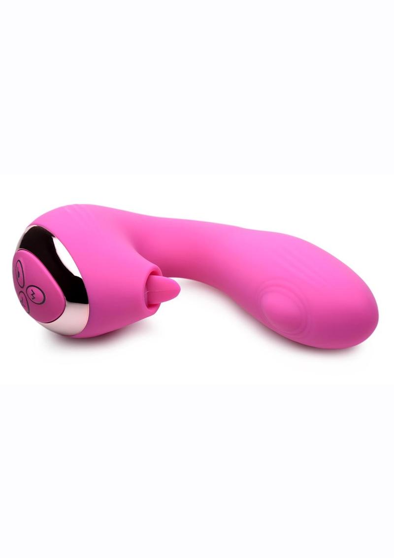 Inmi Lick-n-Throb G-Spot Silicone Rabbit Vibrator