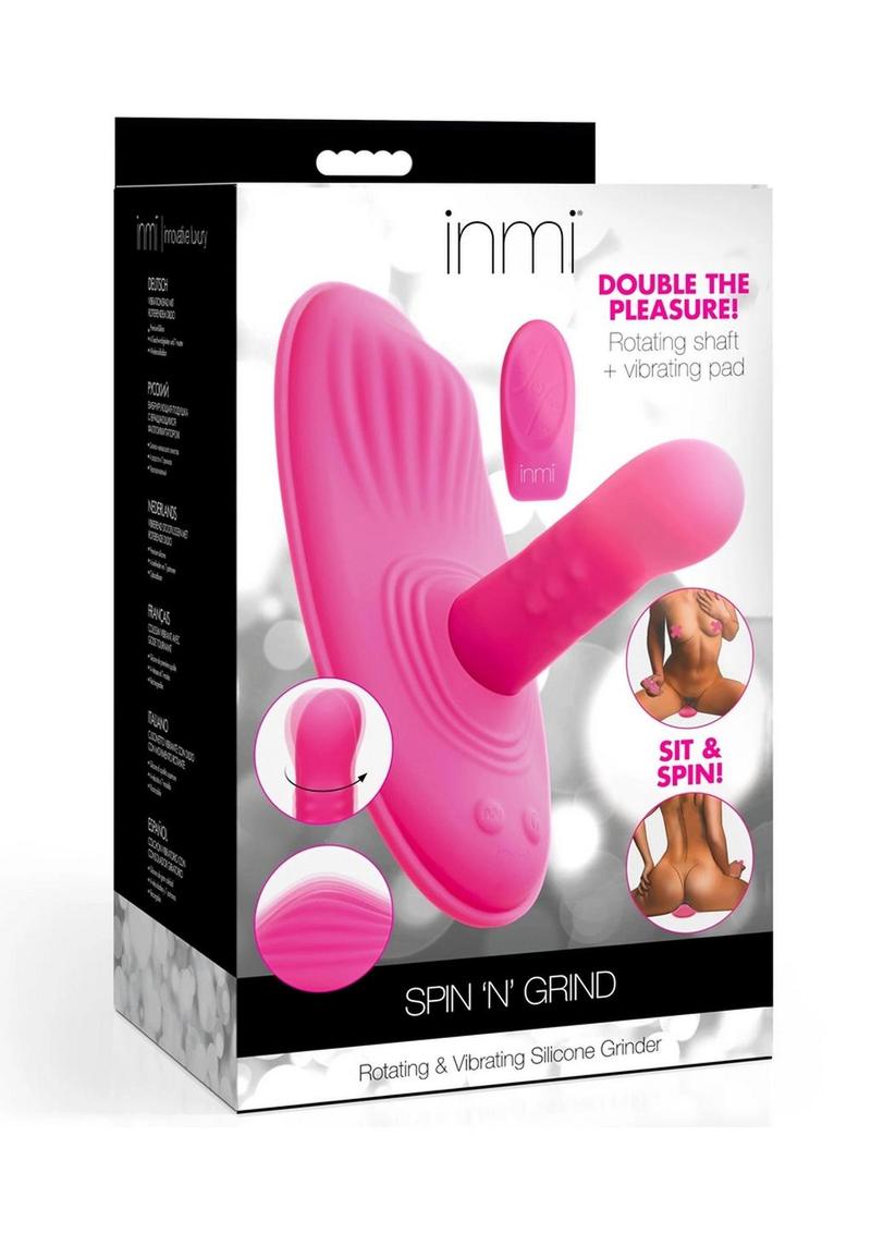 Spin 'N' Grind Rotating & Vibrating Silicone Grinder