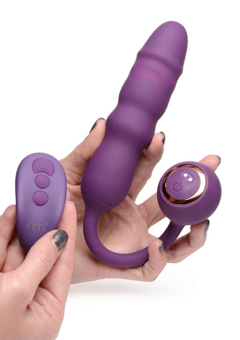 Inmi Thrust Thumper Rechargeable Silicone Remote Control Vibrators