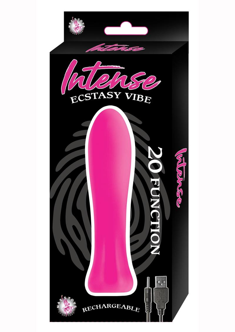Intense Ecstasy Vibe 20-Function Rechargeable Silicone Vibrator