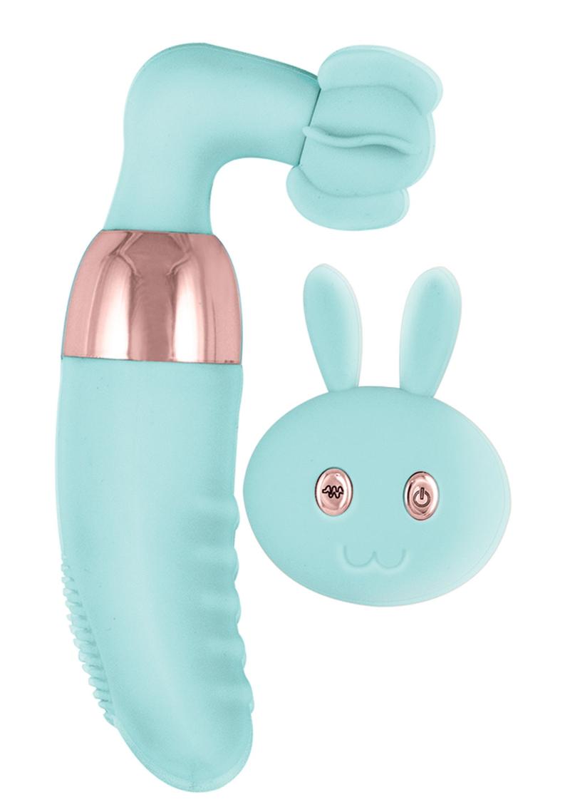 Intense Silicone Rechargeable Clit Licker with Remote Control