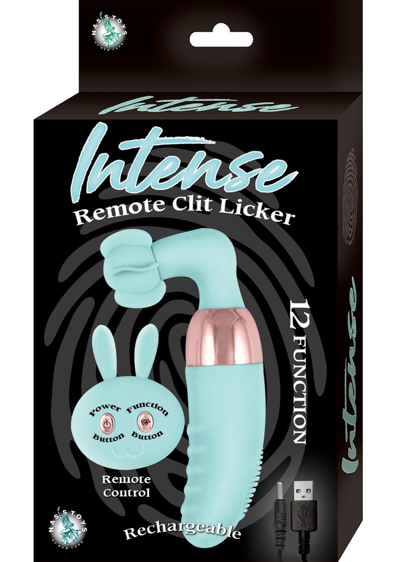 Intense Silicone Rechargeable Clit Licker with Remote Control