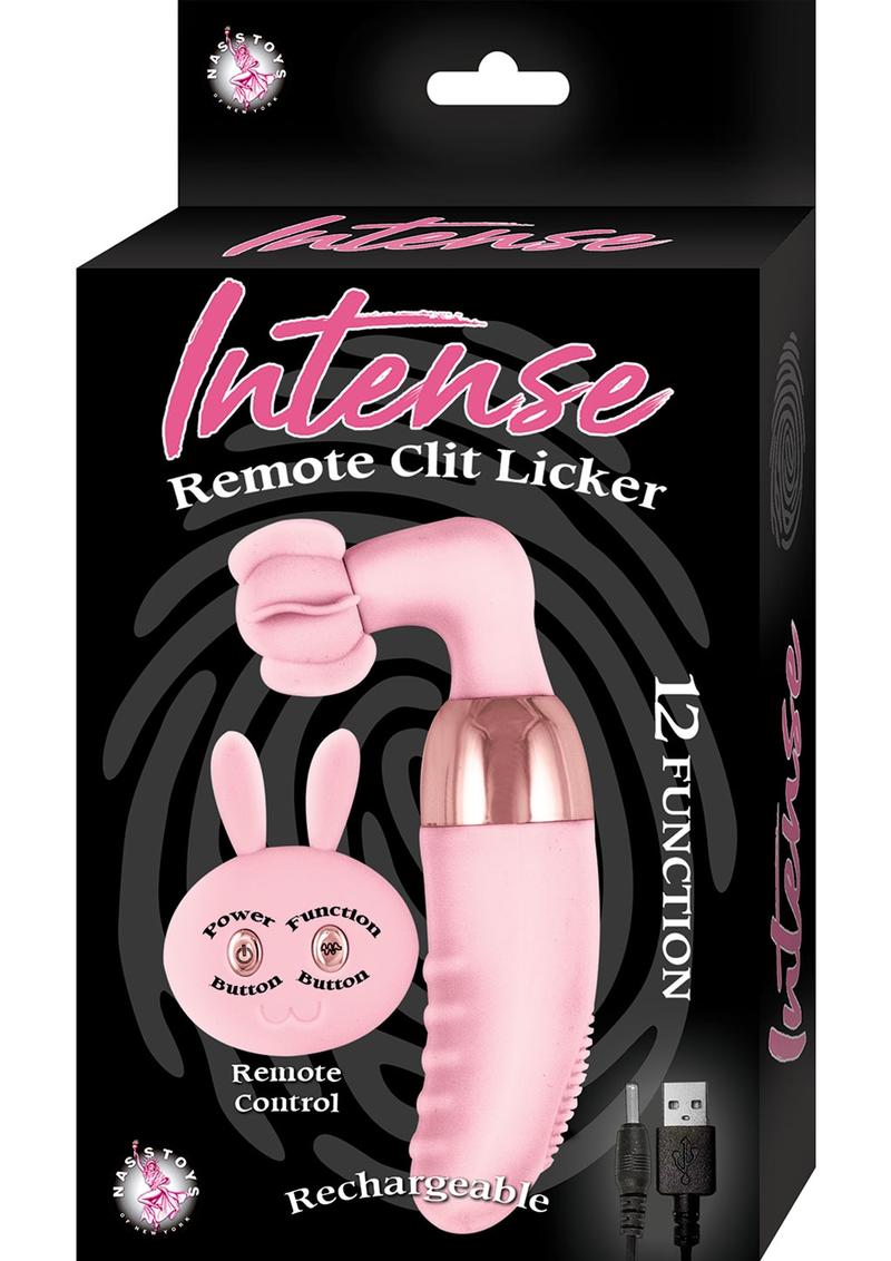 Intense Silicone Rechargeable Clit Licker with Remote Control
