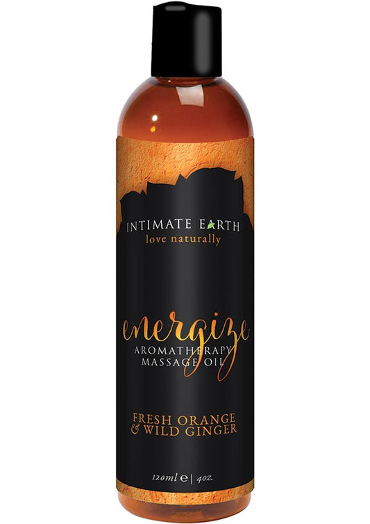 Intimate Earth Energize Aromatherapy Oil Fresh Orange Wild Ginger