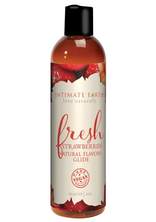 Intimate Earth Fresh Strawberries Natural Flavors Glide