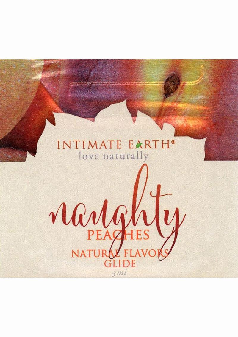 Intimate Earth Naughty Peaches Natural Flavors Glide