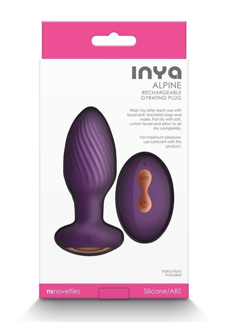 Inya Alpine Rechargeable Silicone Anal Plug