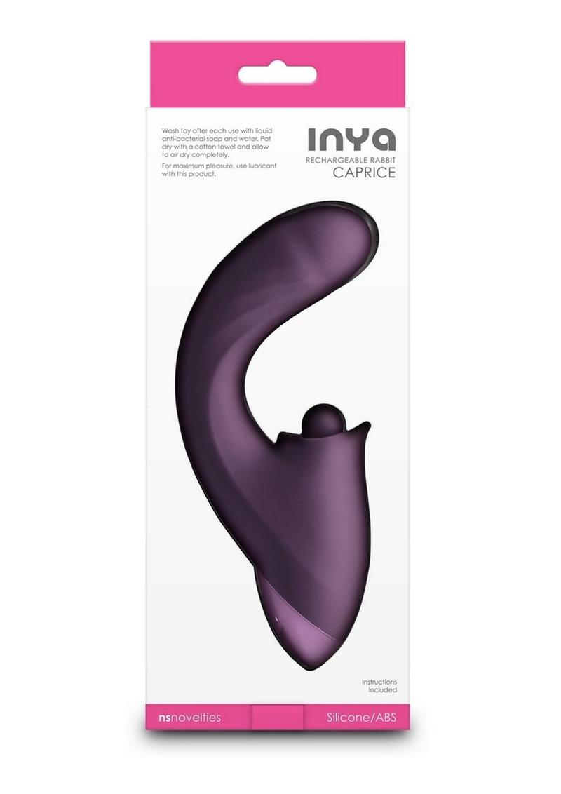 INYA Caprice Rechargeable Silicone G-Spot And Clitoral Rabbit Vibrator