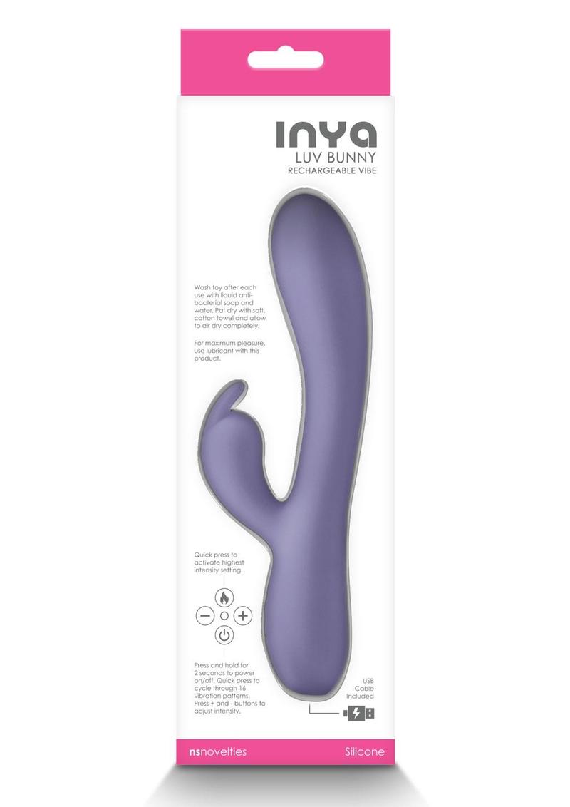 Inya LUV Bunny Rechargeable Silicone Rabbit Vibrator