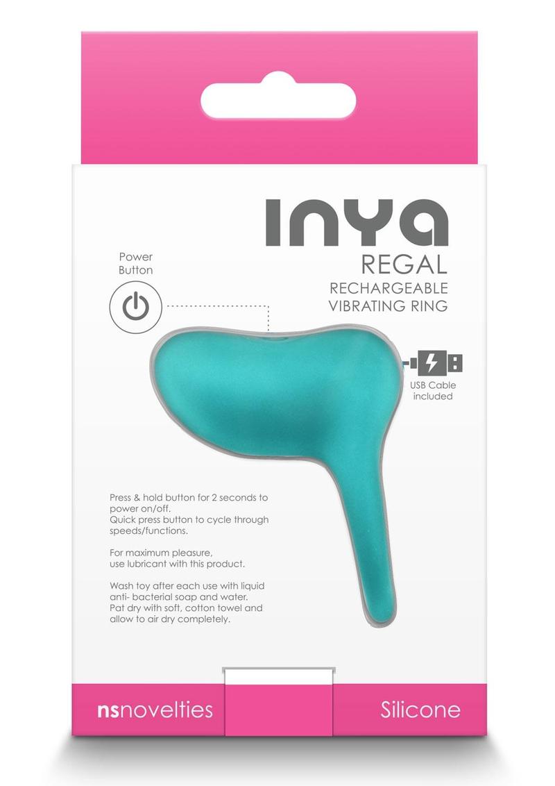 Inya Regal Rechargeable Silicone Vibrating Cock Ring