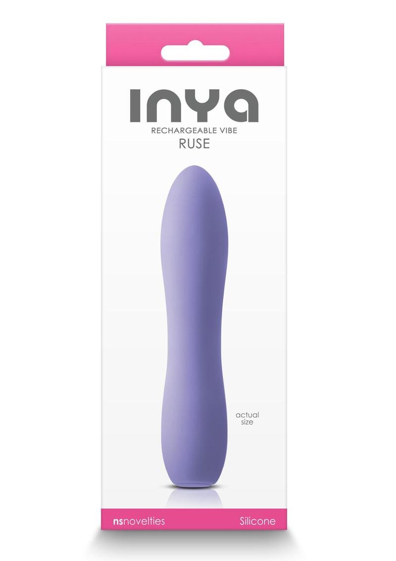 Inya Ruse Rechargeable Silicone Vibrator - Lavender