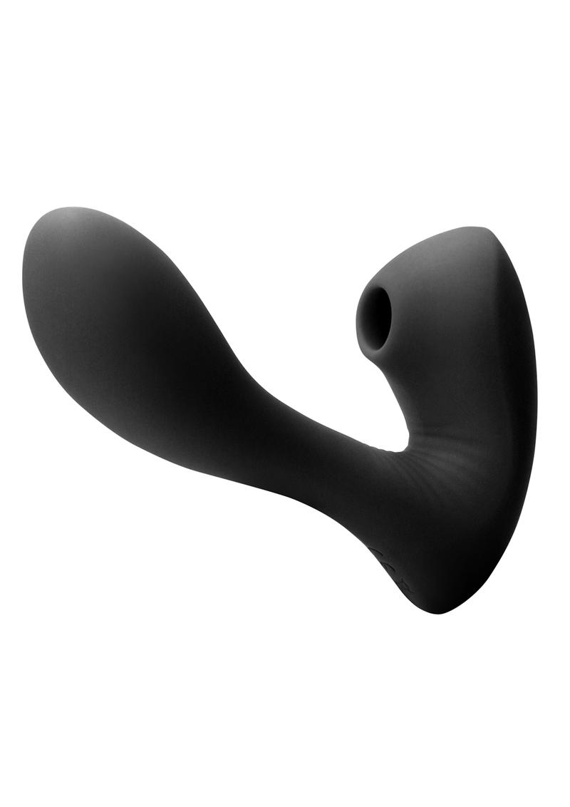 Inya Sonnet Rechargeable Silicone Vibe with Clitoral Suction and Vibration
