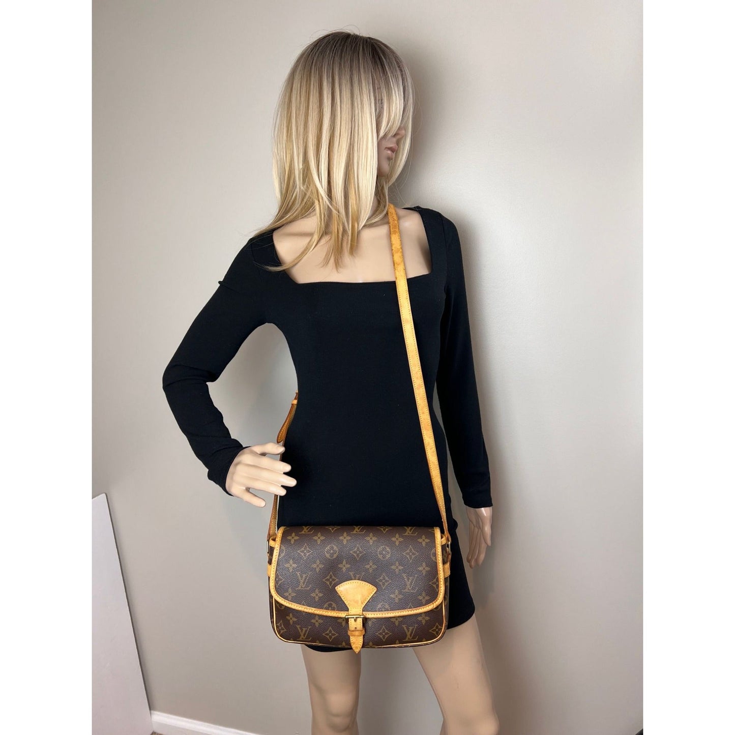 Louis Vuitton Solonge Monogram Vintage Crossbody Bag