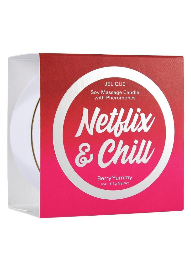 Netflix And Chill Pheromones Soy Massage Candle