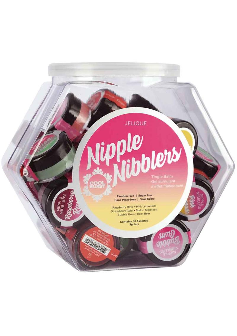 Jelique Nipple Nibblers Assorted Sour And Cool Tingle Balm Pack
