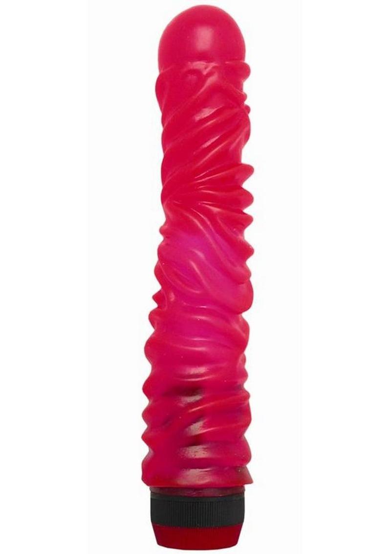 Jelly Caribbean Vibrator With Flesh Like Soft Jelly Texture