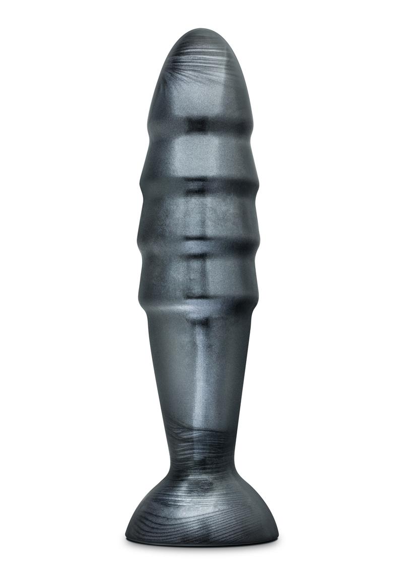Jet Destructor Butt Plug 10.75 Inch Carbon Metallic