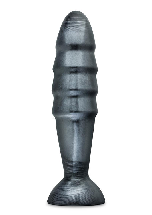 Jet Destructor Butt Plug 10.75 Inch Carbon Metallic