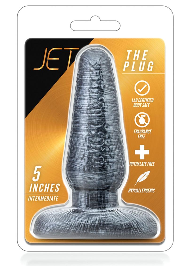 Jet The Plug 5 Inch Carbon Metallic Butt Plug