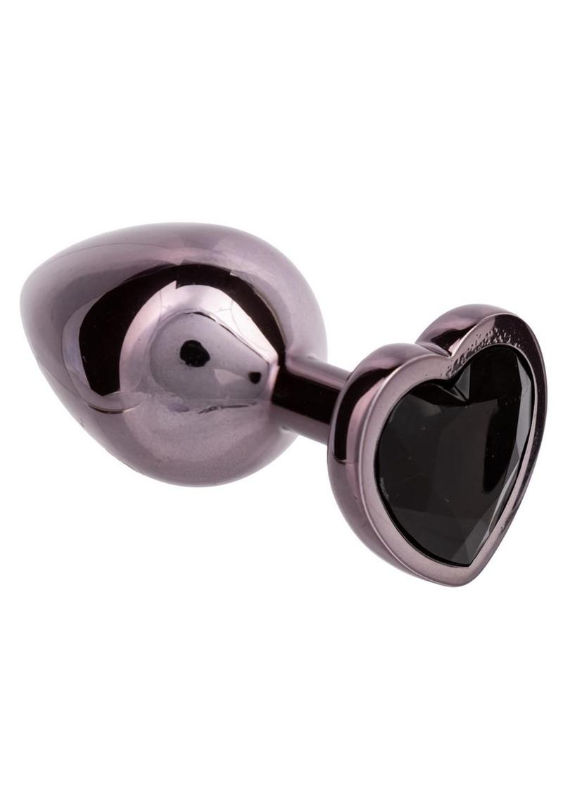 Calexotics Jewel Black Diamond Heart Plug