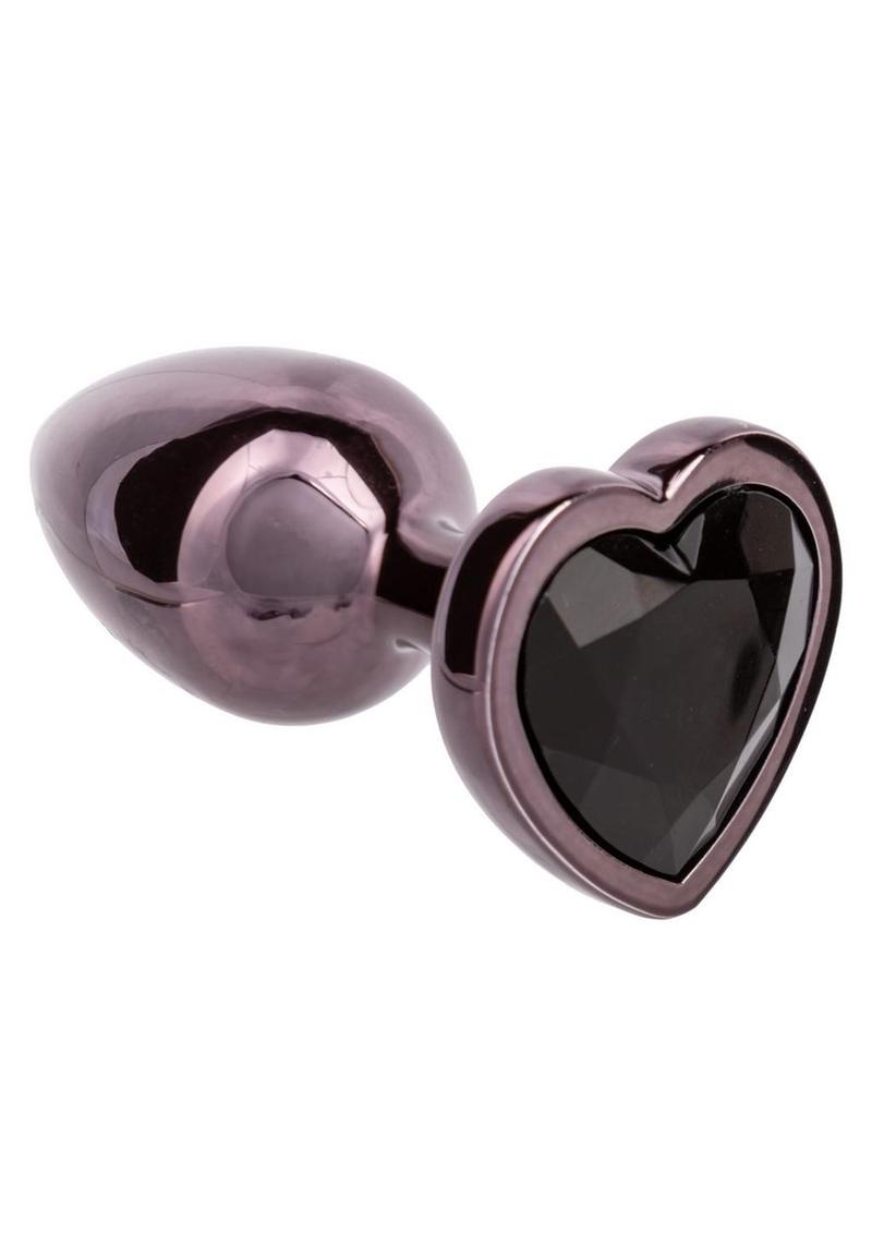 Calexotics Jewel Black Diamond Heart Plug