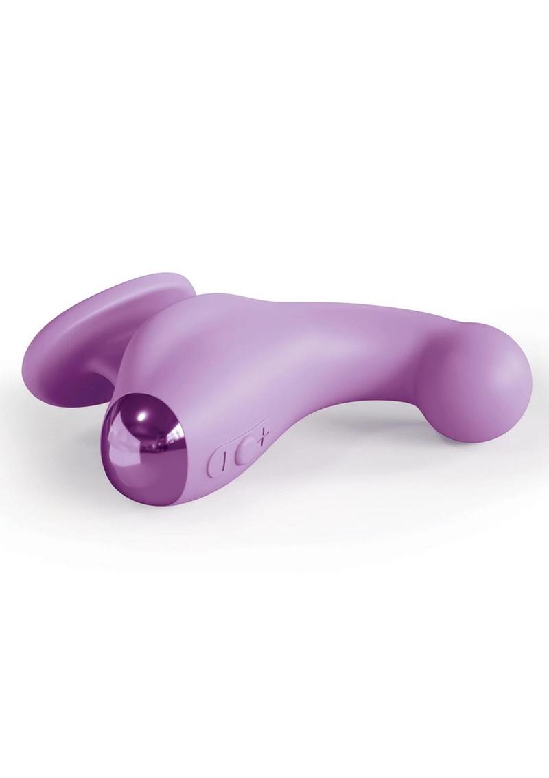 Jimmyjane Curved Gripp Rechargeable Purple Silicone Finger Massager