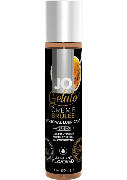 JO Gelato Crème Brûlée Flavored Water Based Lubricant