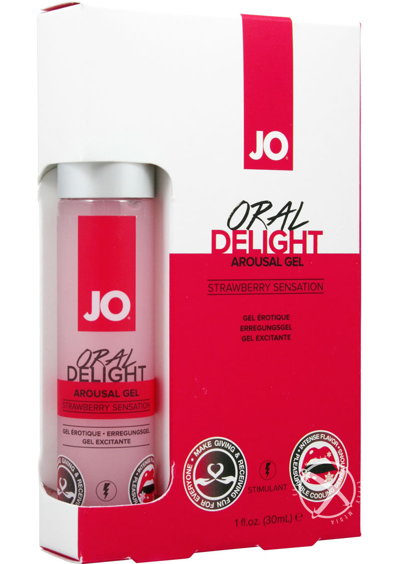 JO Oral Delight Strawberry Arousal Gel