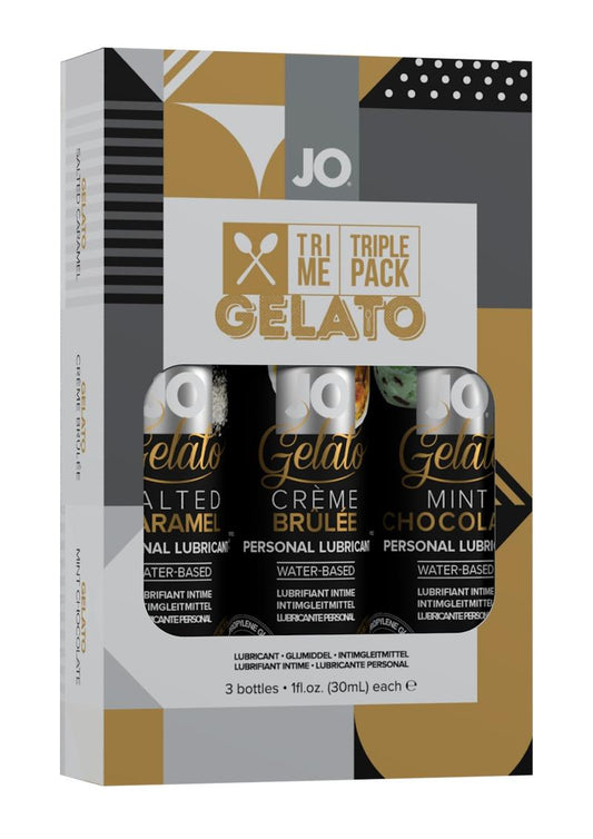 JO Tri Me Gelato Triple Pack Dessert Flavored Lubes