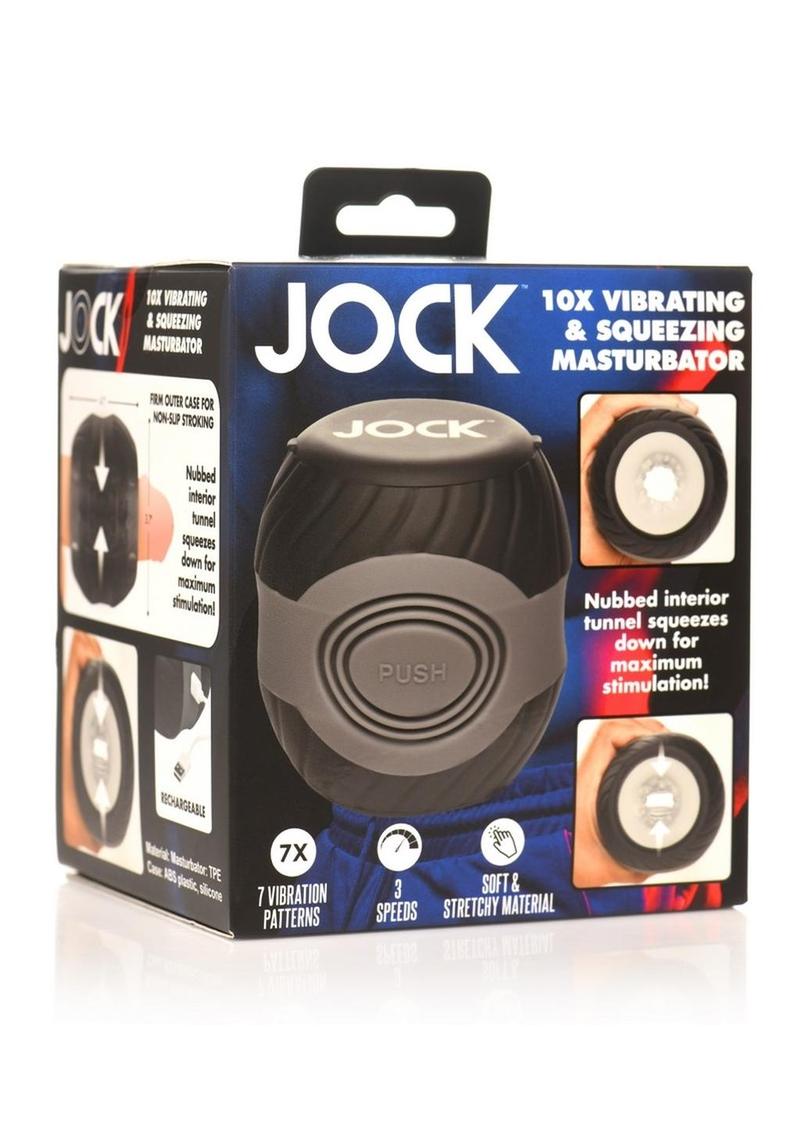 Jock 10X Vibrating And Squeezing Masturbator