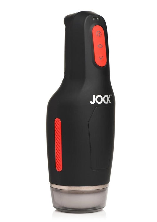 Jock Sucking And Vibrating Rechargeable Masturbator