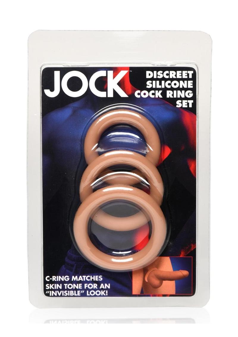 Jock Discreet Silicone Cock Ring Set