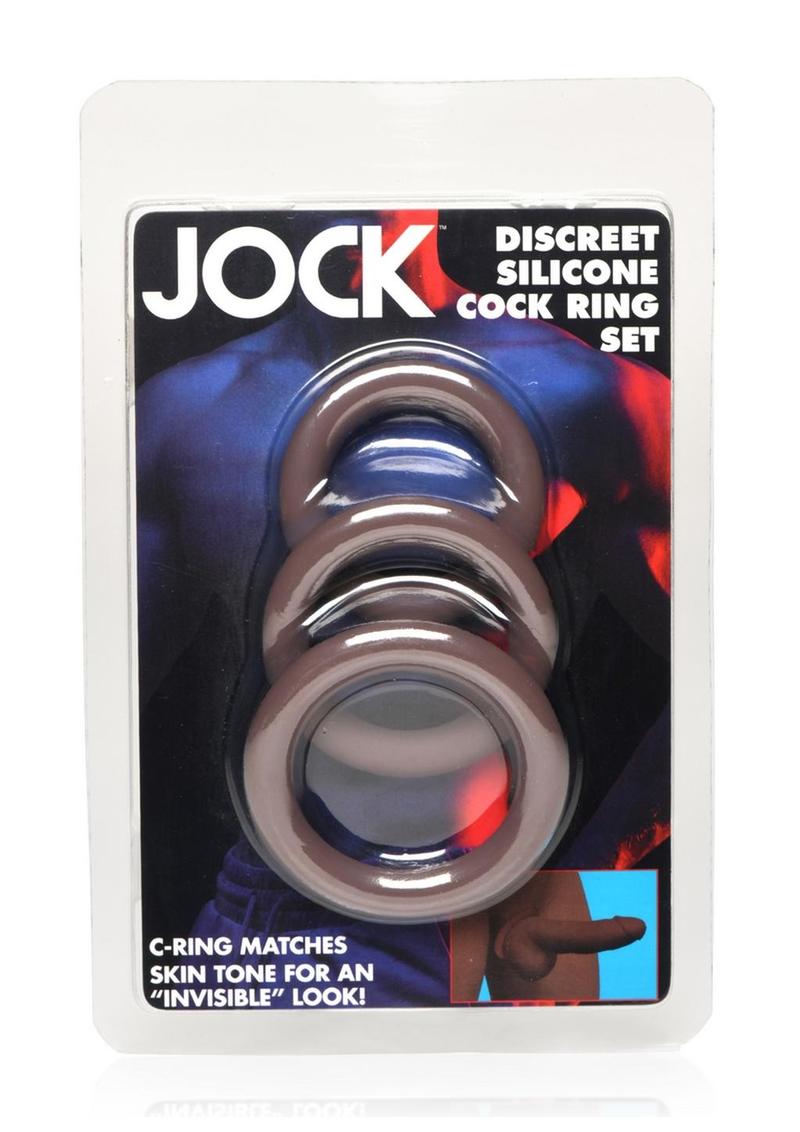 Jock Discreet Silicone Cock Ring Set