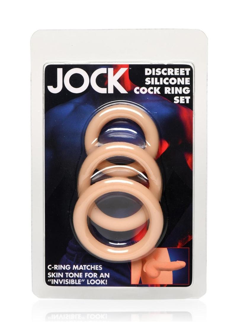 Jock Discreet Silicone Cock Ring Set