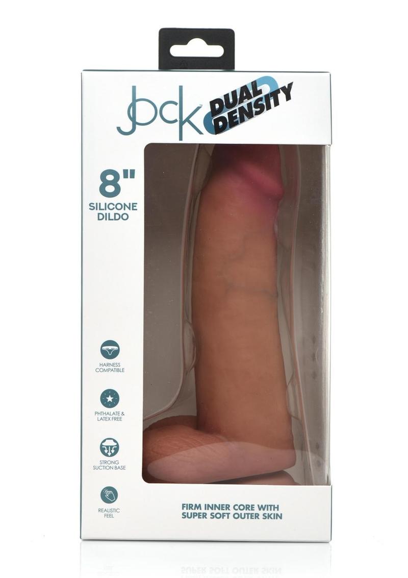 Jock Dual Density Silicone Dildo With Balls