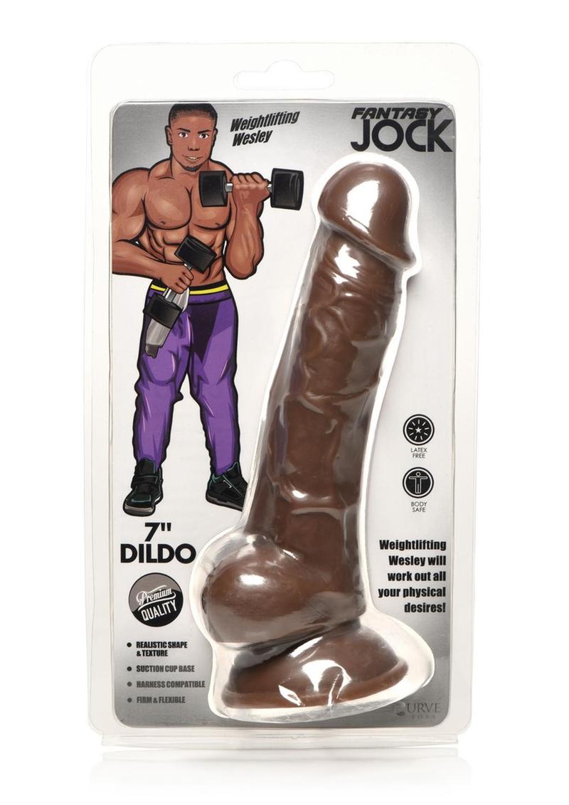 Jock Weightlifting Wesley Realistic Designed Dildo