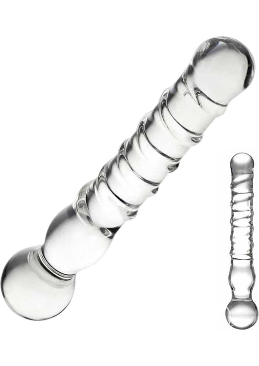 Glas Joystick Clear Glass Dildo for Intense Pleasure