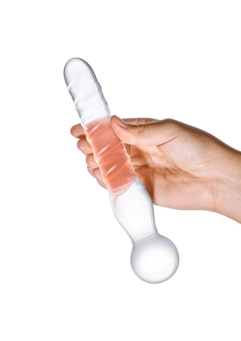 Glas Joystick Clear Glass Dildo for Intense Pleasure