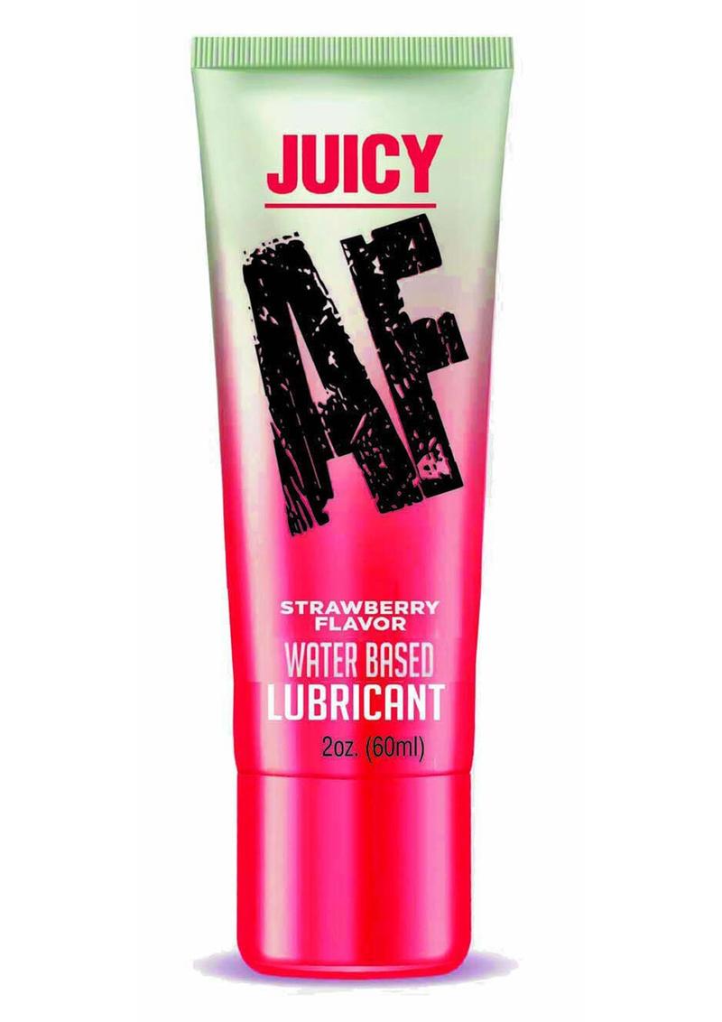 Juicy AF Strawberry Flavored Water Based Lubricant