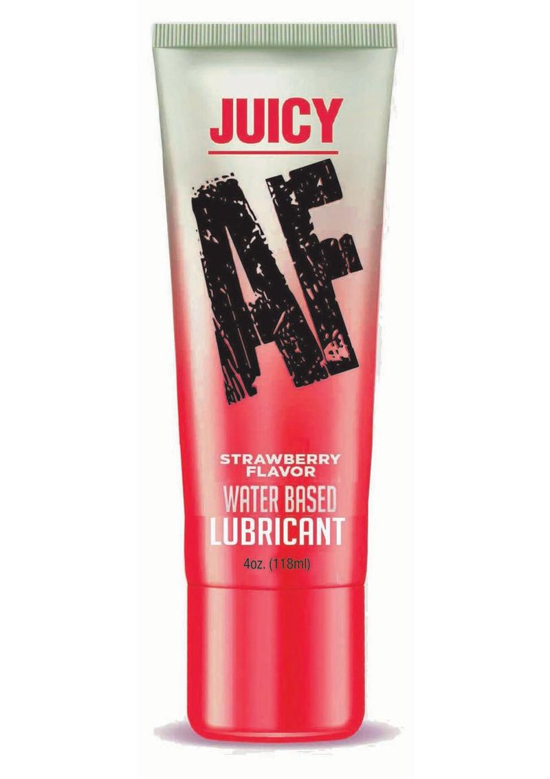 Juicy AF Strawberry Flavored Water Based Lubricant