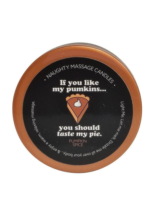 Taste My Pie Pumpkin Spice Naughty Massage Candle