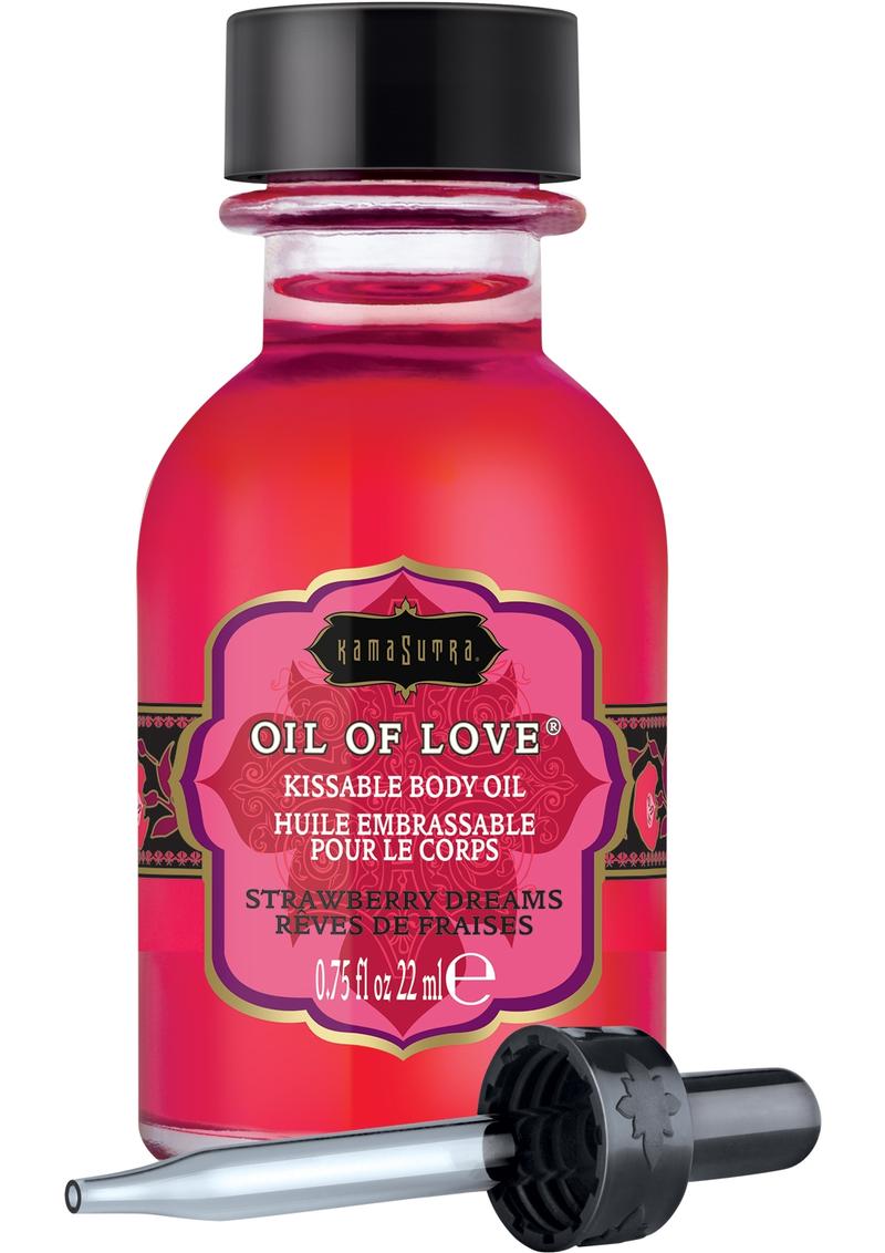 Kama Sutra Oil of Love Strawberry Dreams Kissable Body Oil