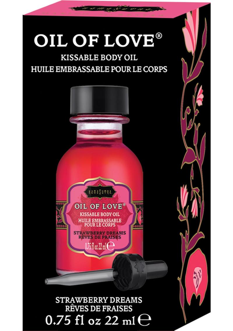Kama Sutra Oil of Love Strawberry Dreams Kissable Body Oil