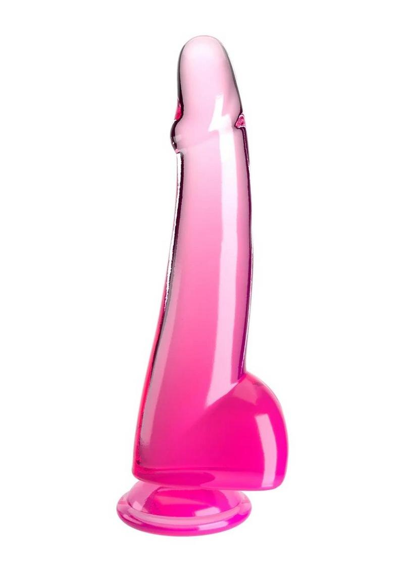 King Cock Clear Dildo with Balls