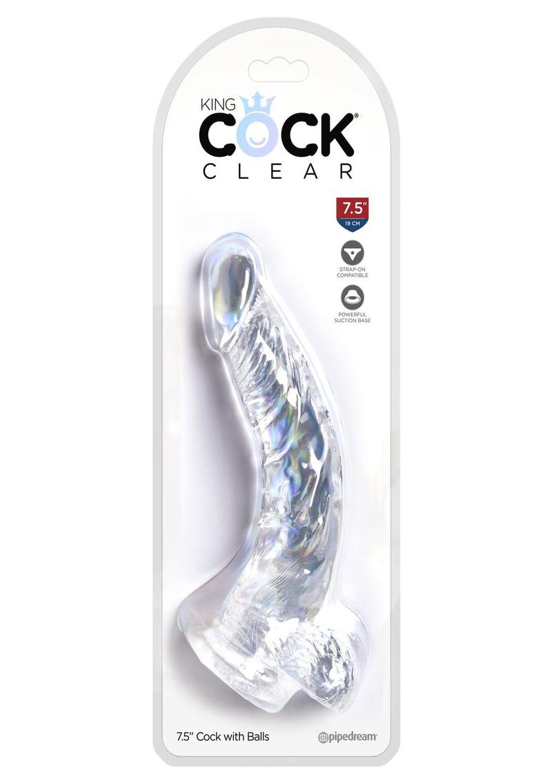 King Cock Realistic Dildo With Balls